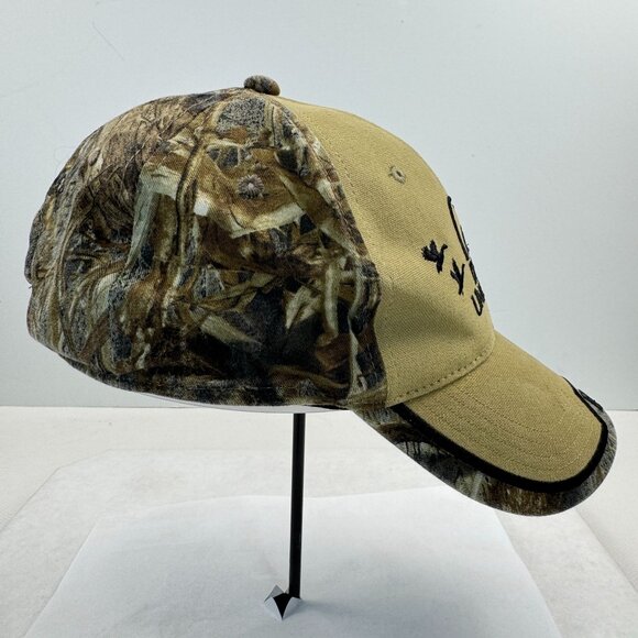 Ducks Unlimited Camouflage Hat Adjustable Strap Embroidered Logo DU Leader OS - Picture 2 of 10